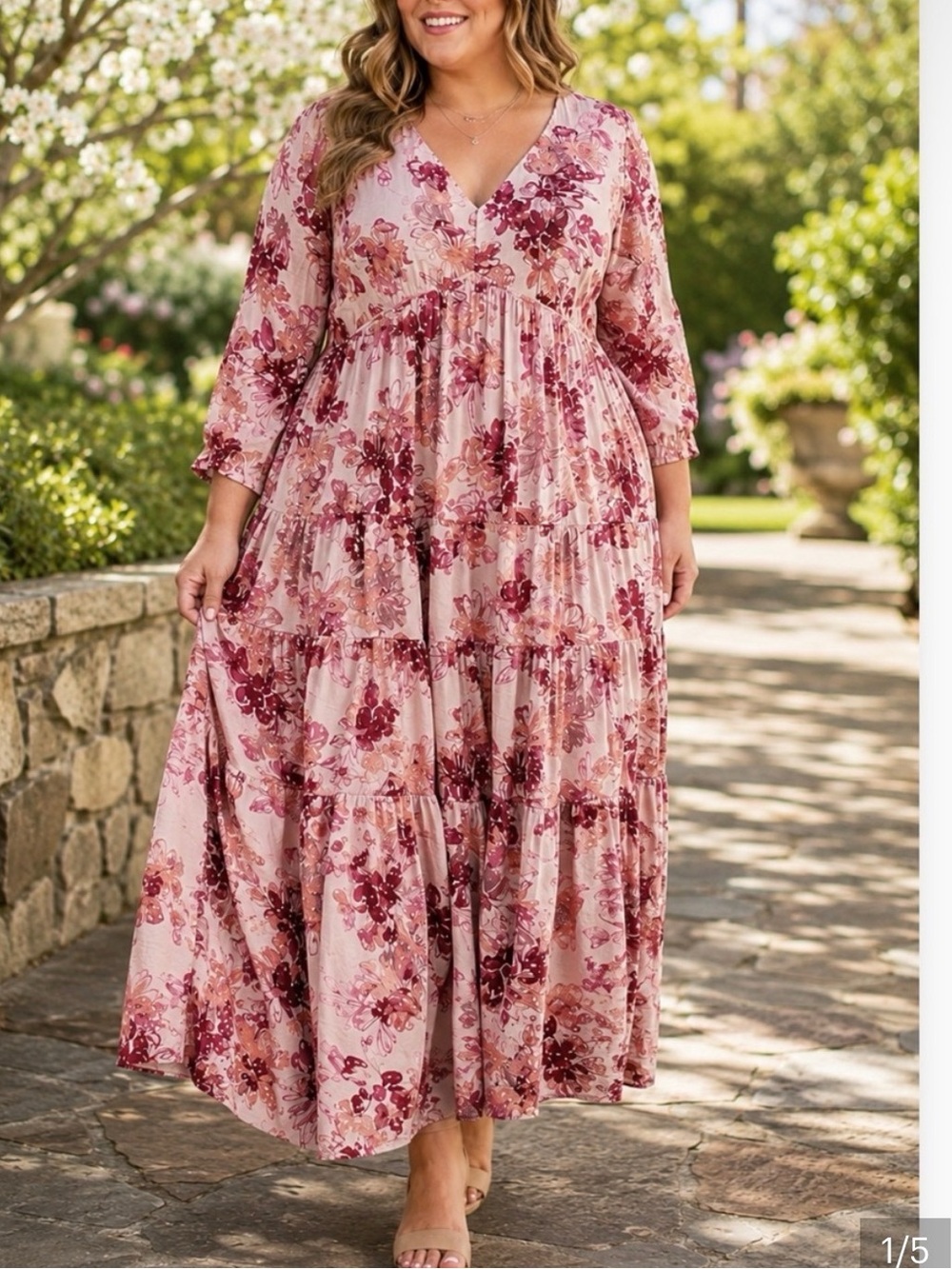 Gilli Long Sleeve Maxi Dress Sz Medium - NWOT